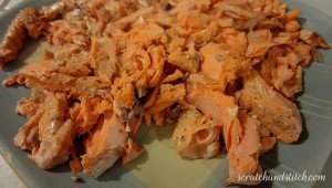 Cooked Salmon Filet - scratchandstitch.com