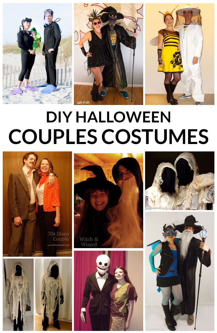 Last-Minute DIY Halloween Couples Costumes