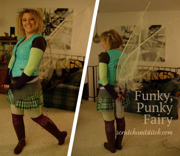 Funcy, Punky Fairy Costume - scratchandstitch.com
