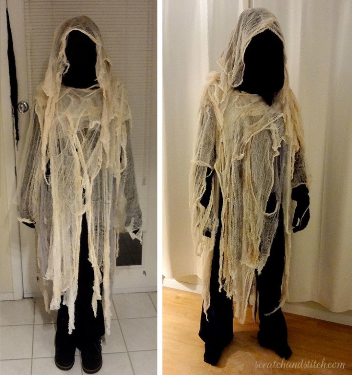 DIY Ghost Costume Couple