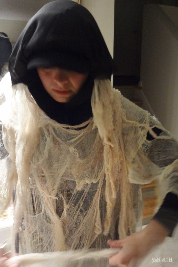 How to Make a Ghost Costume with Cheesecloth