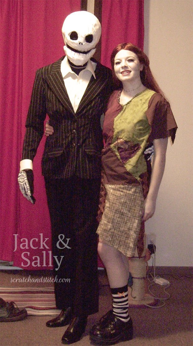 Jack & Sally Couple's Costume