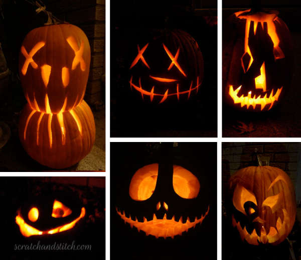 Halloween pumpkin carving ideas | Scratch and Stitch