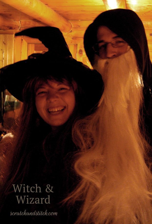 Witch and Wizard Couple Costume