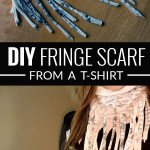 DIY T-shirt Scarf by scratchandstitch.com