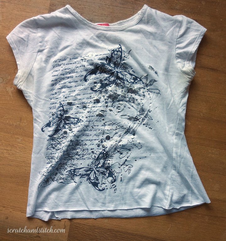 DIY Fringe T-Shirt Scarf | Clothing Upcycle Tutorial