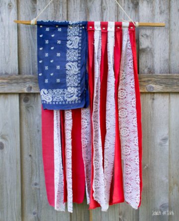 DIY American Flag by Scratch and Stitch