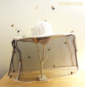 Homemade Beekeeper Hat - scratchandstitch.com