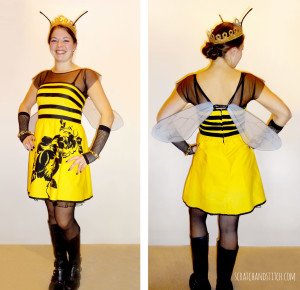 Queen Bee Costume - scratchandstitch.com