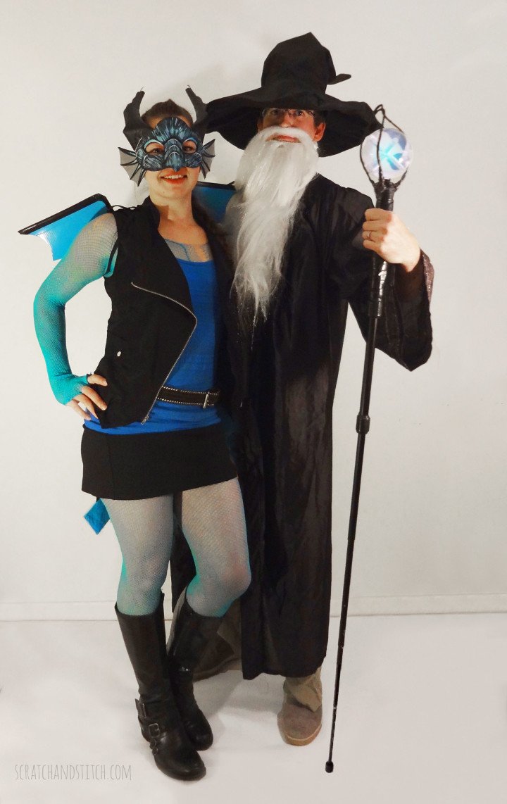 Dragon & Wizard Costume by scratchandstitch.com