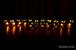 Glowing Skulls by scratchandstitch.com