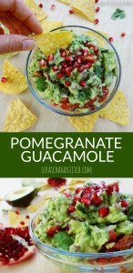 Pomegranate Guacamole Recipe by scratchandstitch.com