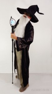 Wizard Costume for Halloween by scratchandstitch.com