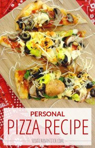 Personal Pizza Recipe by scratchandstitch.com