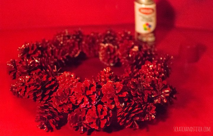 Red Holiday Wreath