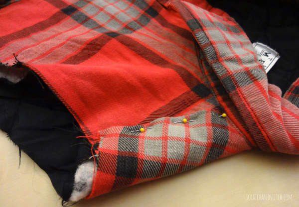 Men's Shirt Refashion: My Dad's Flannel to Vest