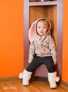 DIY Kids bunny outfit by Scratch and Stitch