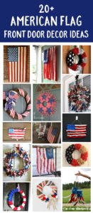 20+ American Flag Front Door Decor Ideas on Scratch and Stitch
