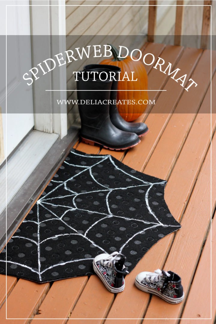DIY Spiderweb Doormat