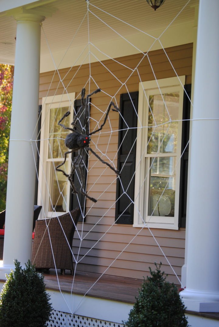 Giant Halloween Porch Spiderweb