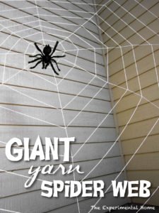Giant Yarn Spiderweb