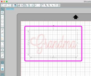 Silhouette Studio Heat Transfer Material - Adjust Size - Scratch and Stitch