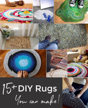 15+ DIY Rugs - on scratchandstitch.com