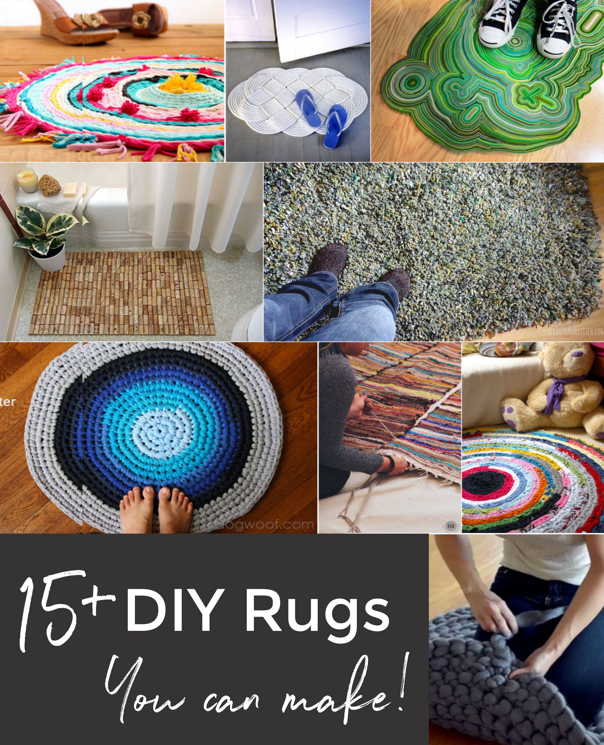 15 Diy Rug Ideas How To Make A