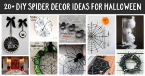 20+ DIY Spider Decor Ideas for Halloween - Scratch and Stitch