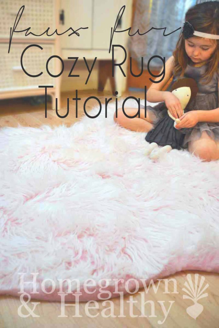 Cozy Faux Fur Rug DIY