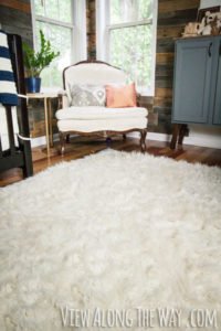 How to Make a Faux Fur Rug Tutorial