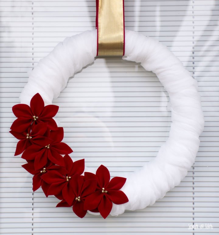 DIY Christmas Wreath by Scratch and Stitch