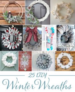 25 DIY Winter Wreaths