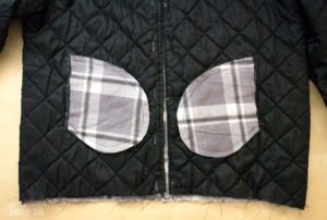 Flannel Shirt Refashion to Bomber Jacket by Scratch and Stitch