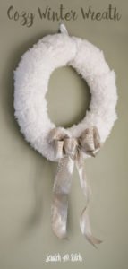 Cozy Winter Wreath by scratchandstitch.com