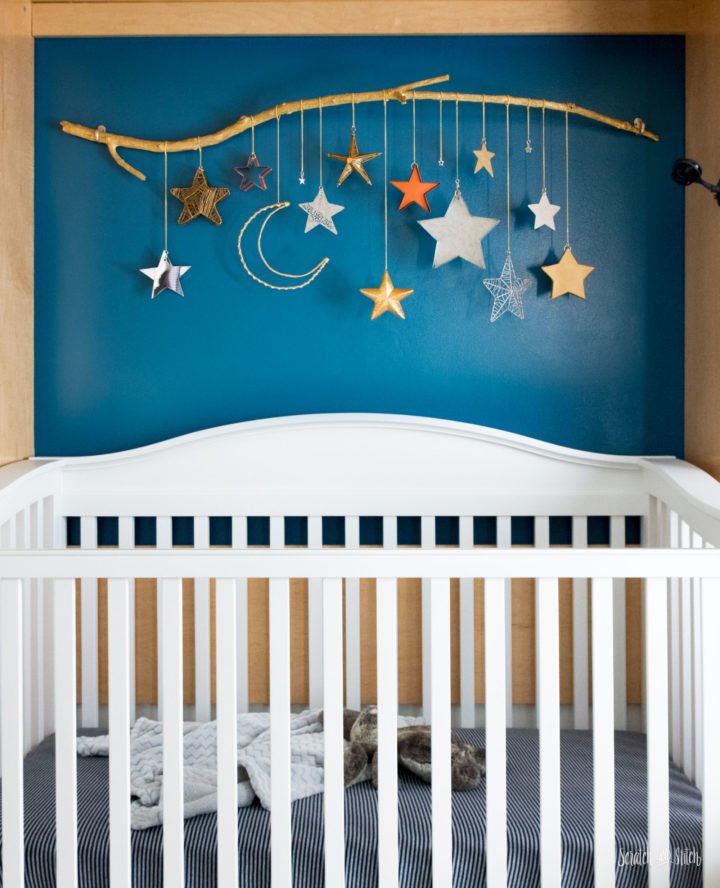 DIY Baby Mobile with Stars and Moon