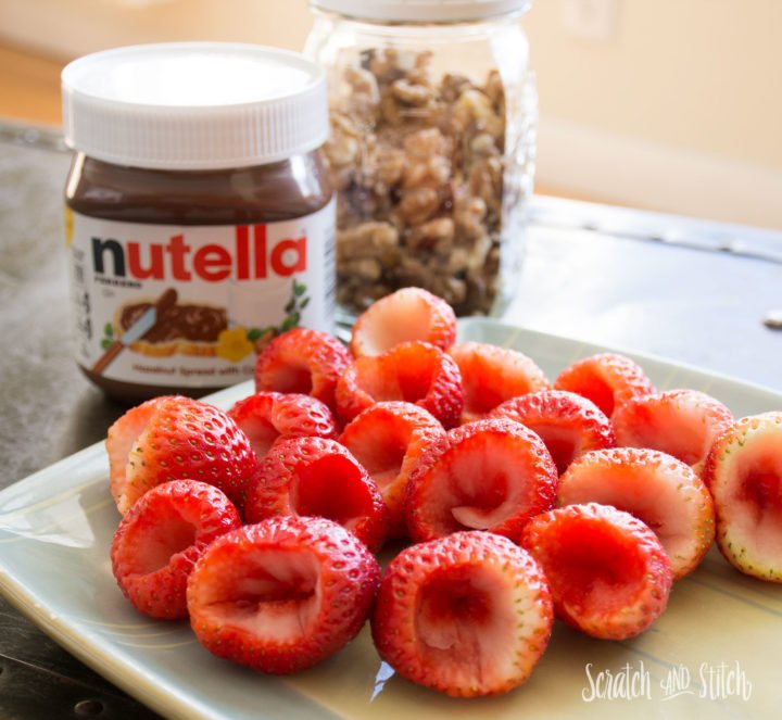 Nutella Stuffed Strawberries Recipe by scratchandstitch