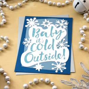 Winter Baby Shower Invitations - Scratch and Stitch