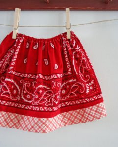 DIY Bandana Skirt