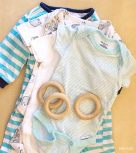 DIY Teething Rings Made From Old Baby Clothes on scratchandstitch.com