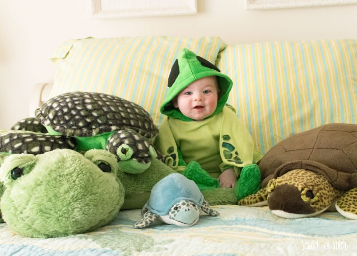 Sea Turtle Baby Halloween Costume - scratchandstitch.com