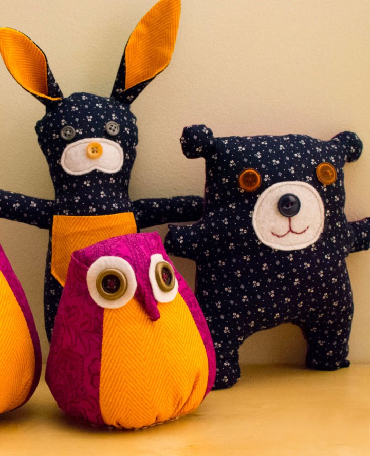 Printable Free Easy Stuffed Animal Patterns