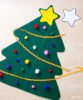 Stuffed Christmas Tree Sewing Pattern on scratchandstitch.com