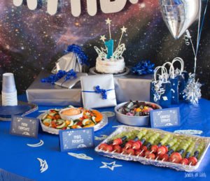 Space Birthday Party Food - scratchandstitch.com