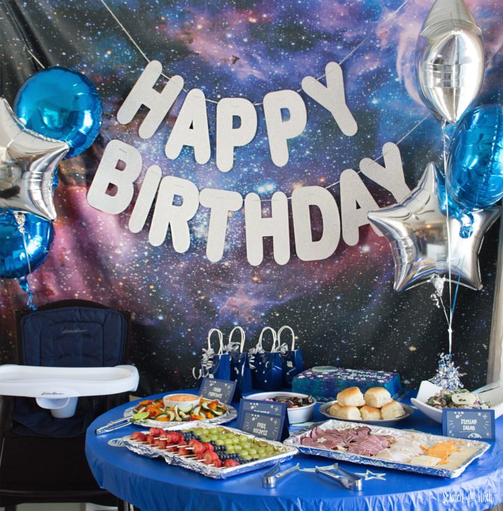 Space Birthday Party - Scratch and Stitch