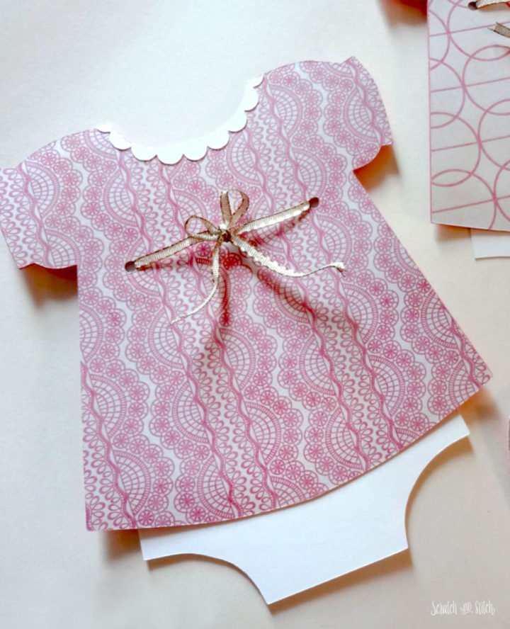 Girl Baby Shower Invitations - Scratch and Stitch