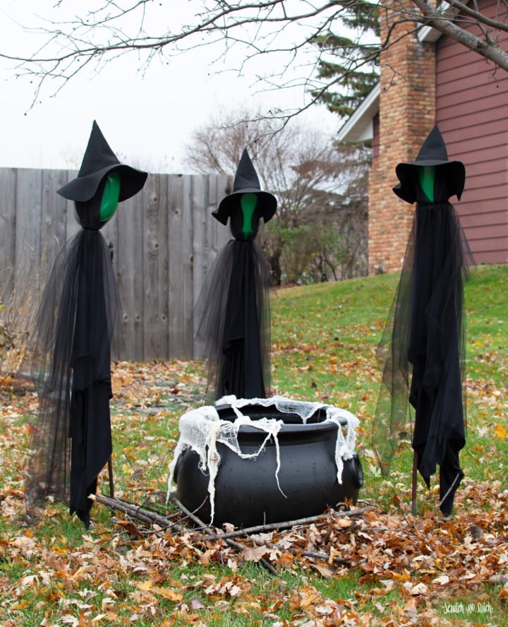DIY Halloween Includes FREE Witch Pattern