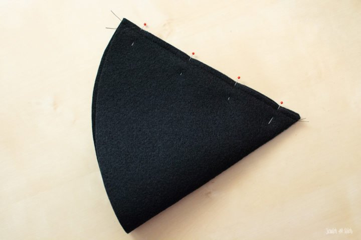 Free Witch Hat Pattern - DIY Halloween Decorations - Scratch and Stitch