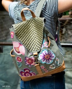 Upcycled Bag: Backpack Refashion by Scratch and Stitch