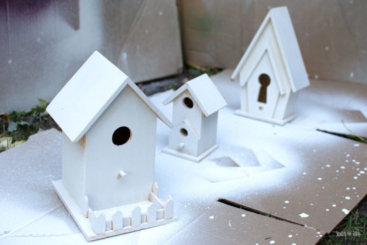 DIY Halloween Decorations: Haunted Birdhouses by Scratch and Stitch